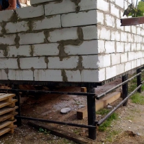 Фундамент на винтовых сваях