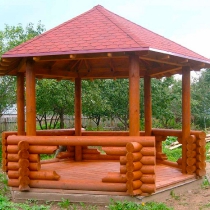 Деревянная беседка