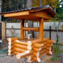 Колодец из бревна