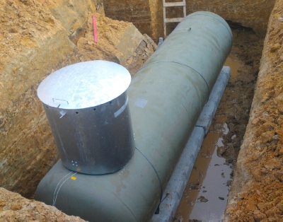 Автономная газификация - монтаж газгольдера