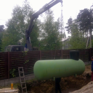 Автономная газификация - монтаж газгольдера