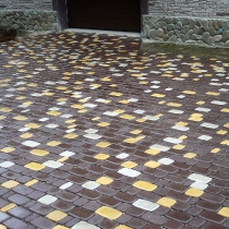 Финишная укладка тротуарной плитки в Чехове