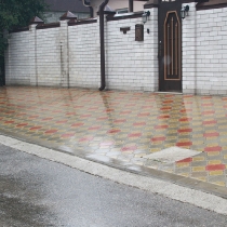 Укладка тротуарной плитки
