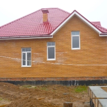 Газосиликатный блок + Облицовочный кирпич