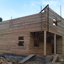 Возведение второго этажа