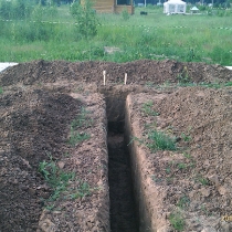 Устройство фундамента, обвязка.