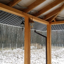 Установка уличных светильников