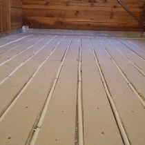 Водяной теплый деревянный пол