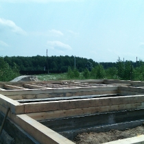 Укладка бруса