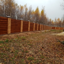 Строительство забора в Чехове_2