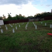 Буронабивные сваи для будущего фундамента, Чехов, 2025