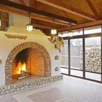 Кладка камина в Чехове